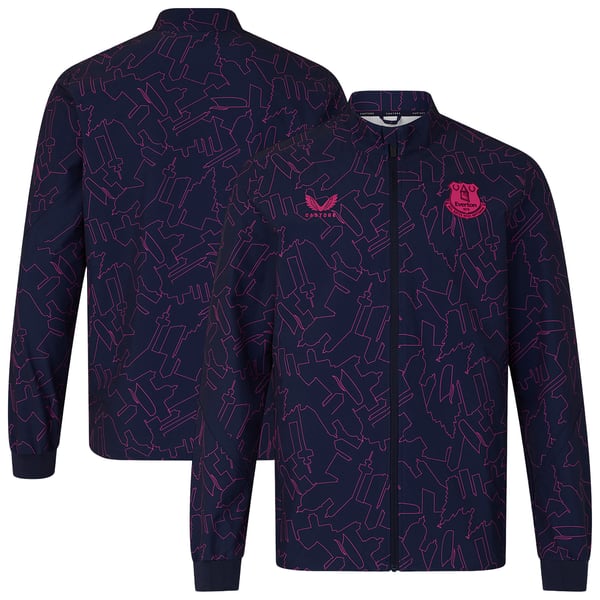 Everton Castore Fourth Matchday Anthem Jacket - Navy