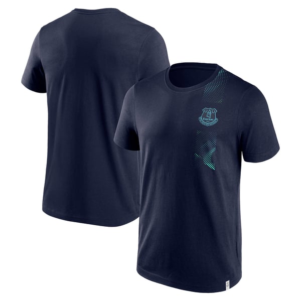 Everton Lo Fi Gradient Graphic T-Shirt Blue - Mens