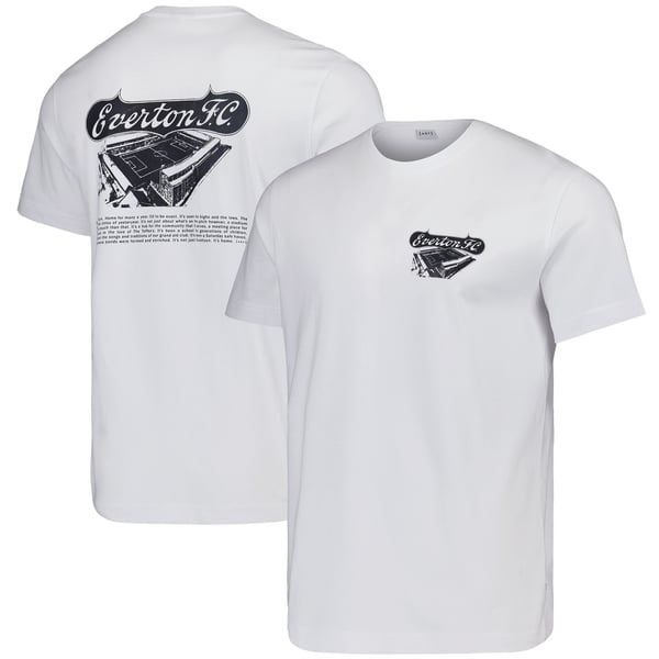 Everton x Art of Football Retro Programme T-Shirt - White