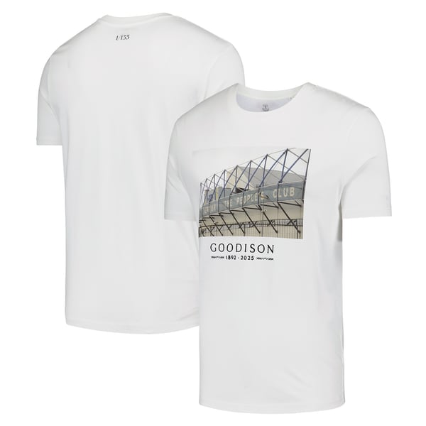 Everton Goodison Park Photo Print T-Shirt - Off White - Mens