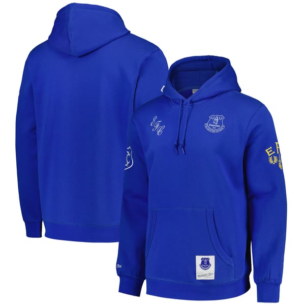 Everton x Mitchell & Ness American Football Fleece Champ City Hoodie - Royal - Unisex
