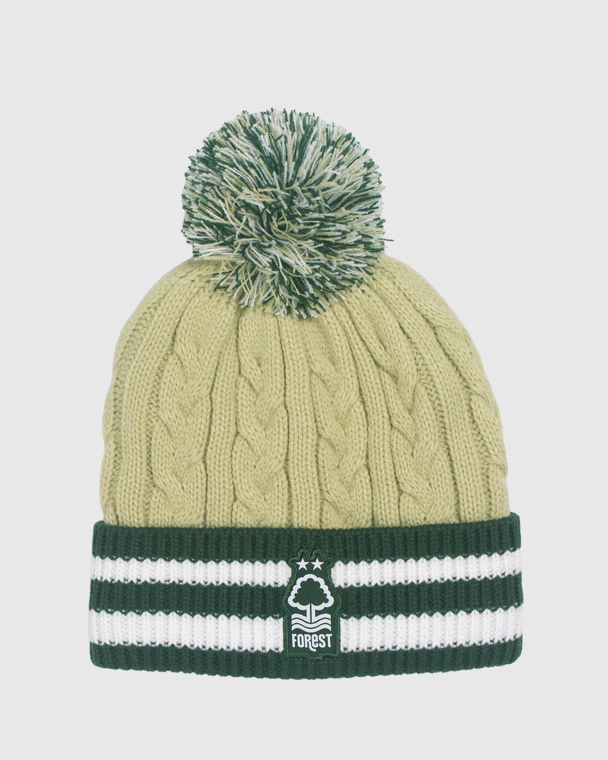 Кепка Nottingham Forest NFFC Green Stripe Cable Bobble