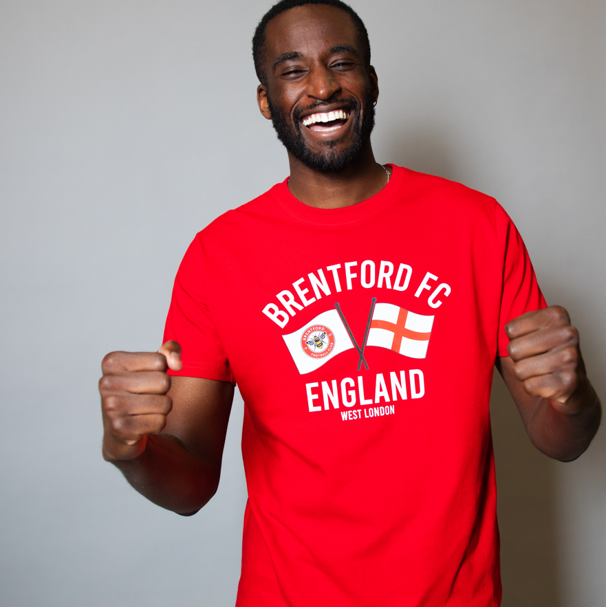 Футболка Brentford Club & Country England Flag