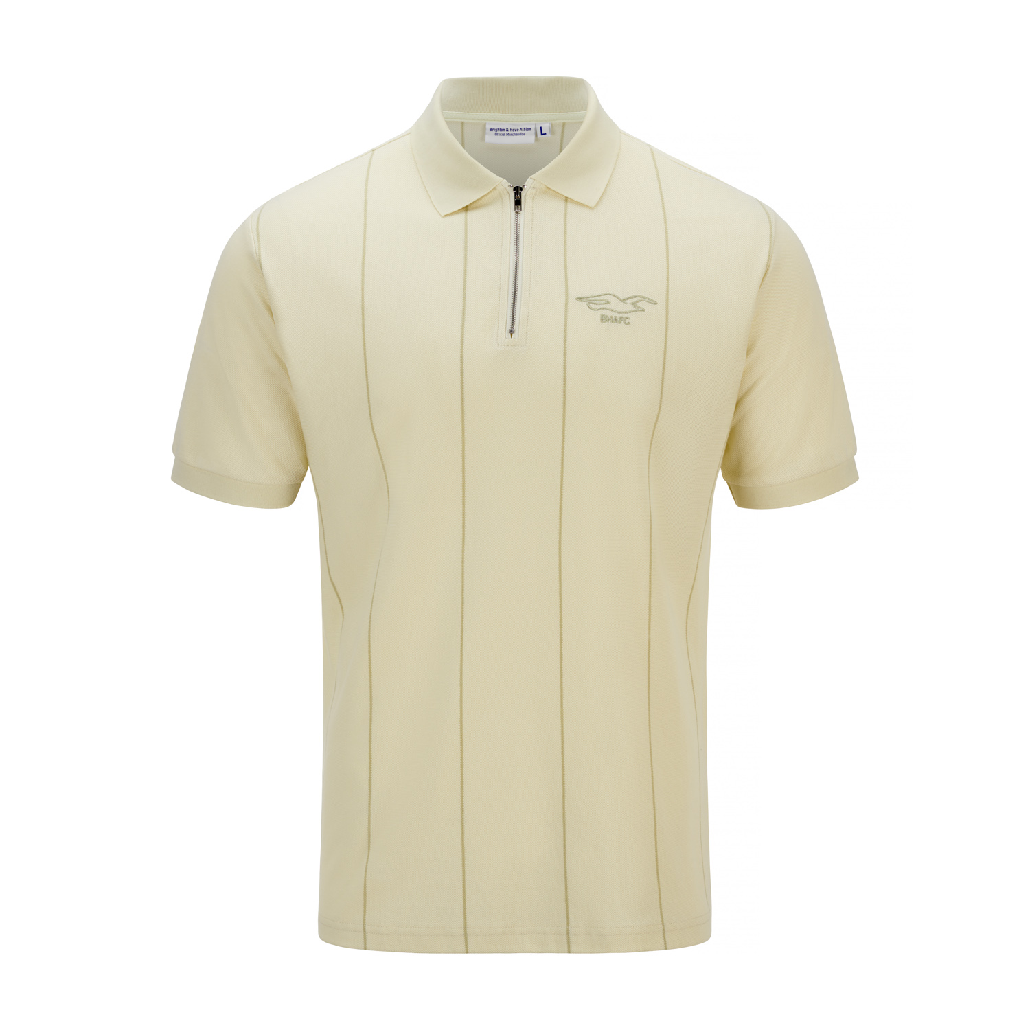Поло Brighton BHAFC Pin Stripe 1/4 Zip