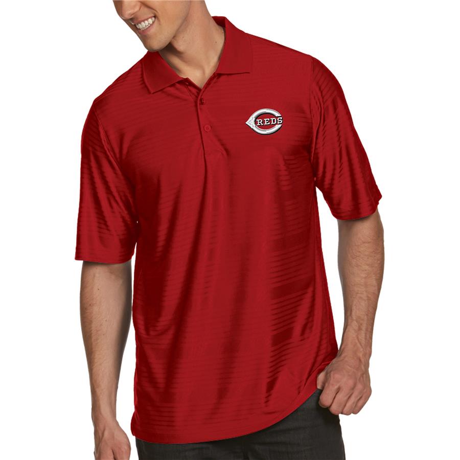 Cincinnati Reds Antigua Illusion Polo - Red