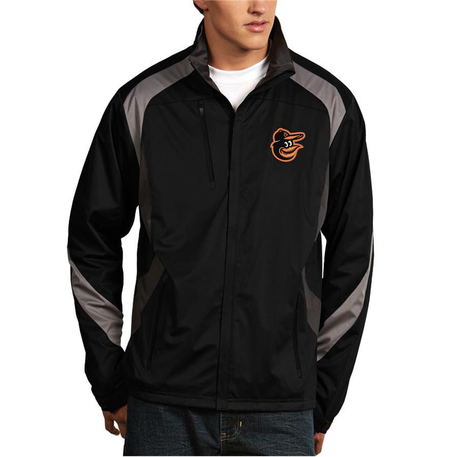 Baltimore Orioles Antigua Tempest Full-Zip Jacket - Black