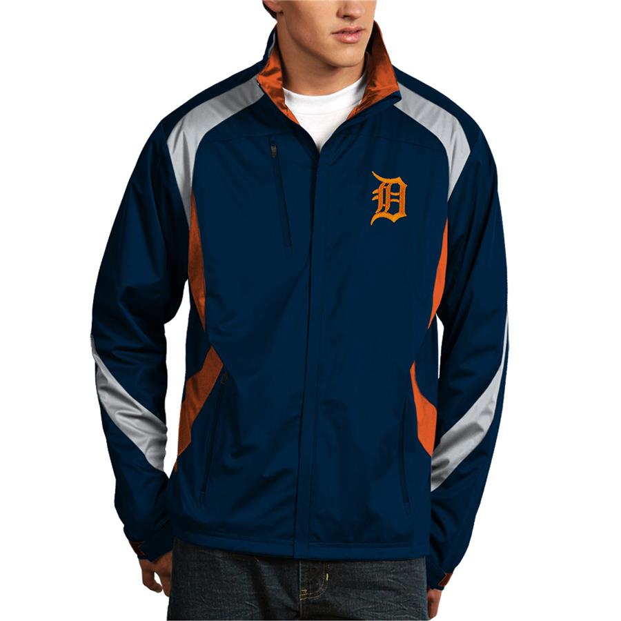 Detroit Tigers Antigua Tempest Full-Zip Jacket - Navy