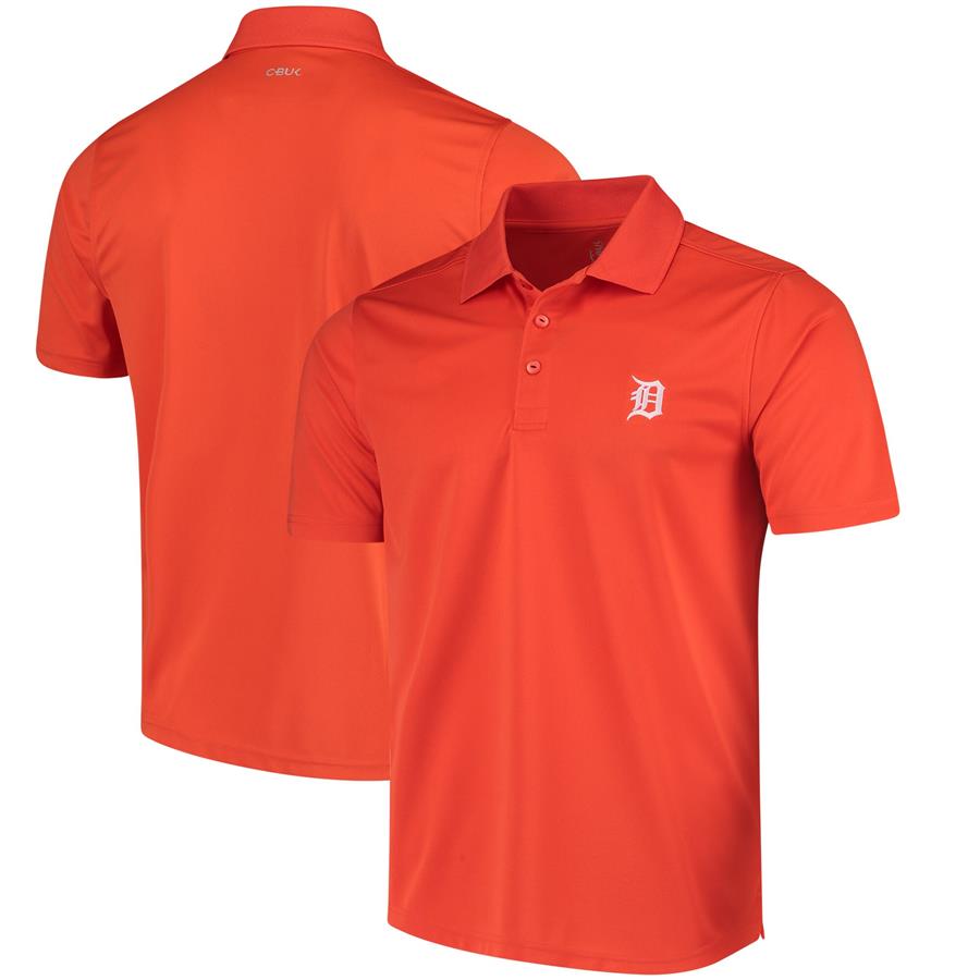Detroit Tigers CBUK by Cutter & Buck DryTec Fairwood Polo - Orange