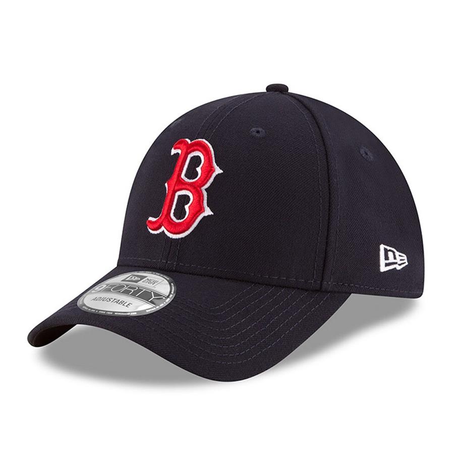 Boston Red Sox New Era Men's League 9Forty Adjustable Hat - Navy