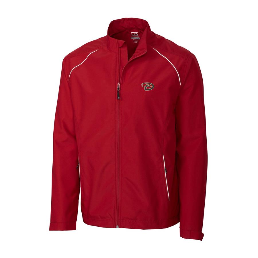 Arizona Diamondbacks Cutter & Buck Beacon WeatherTec Full-Zip Jacket - Red
