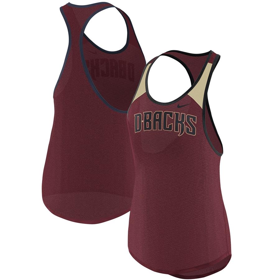 Arizona Diamondbacks Nike Women's Wordmark Legend Tank Top - Crimson