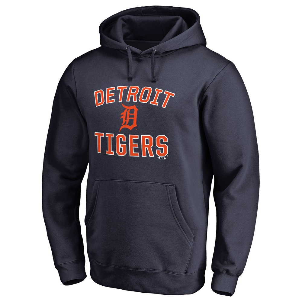 Detroit Tigers Victory Arch Pullover Hoodie - Navy