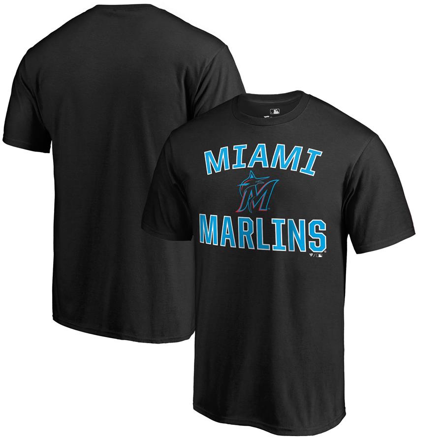 Miami Marlins Victory Arch T-Shirt - Black