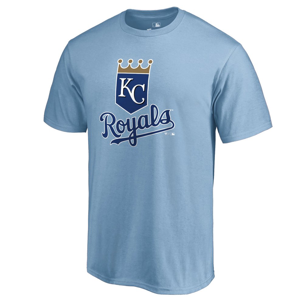 Kansas City Royals Secondary Color Primary Logo T-Shirt - Light Blue