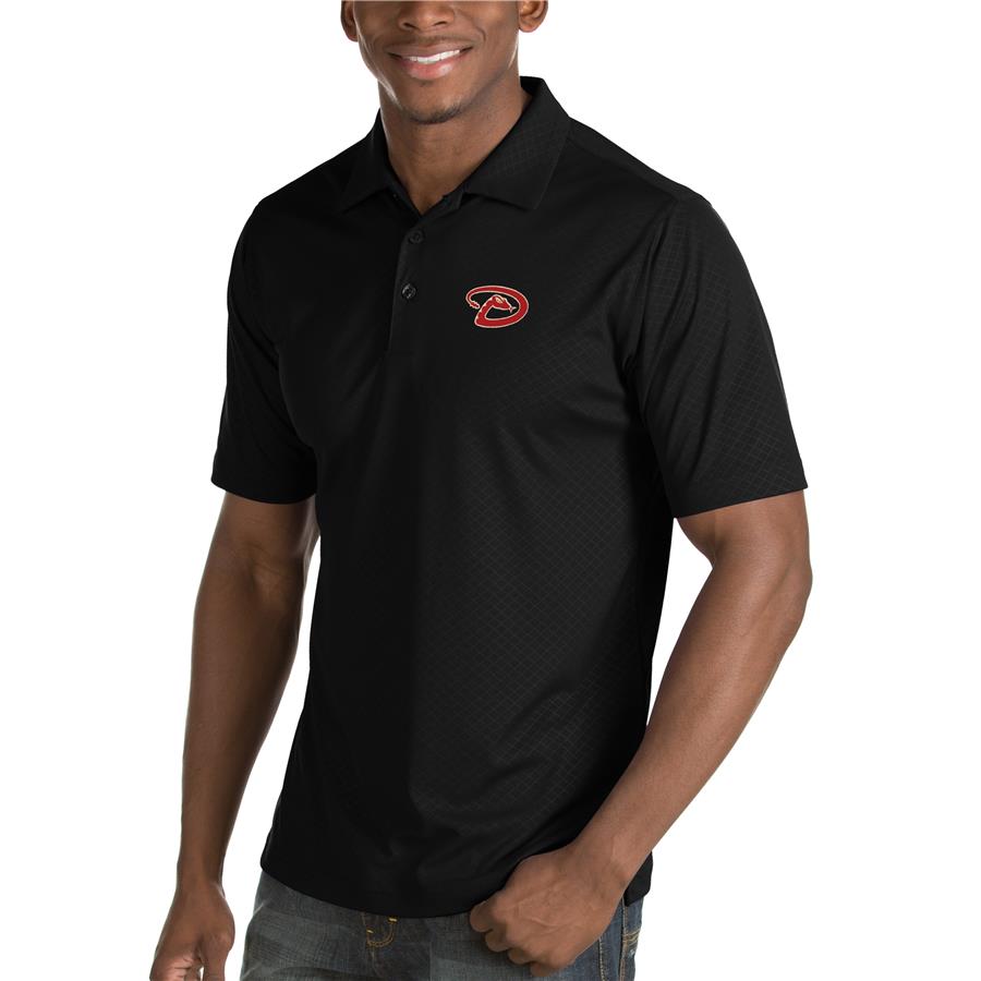 Arizona Diamondbacks Antigua Inspire Desert Dry Polo - Black