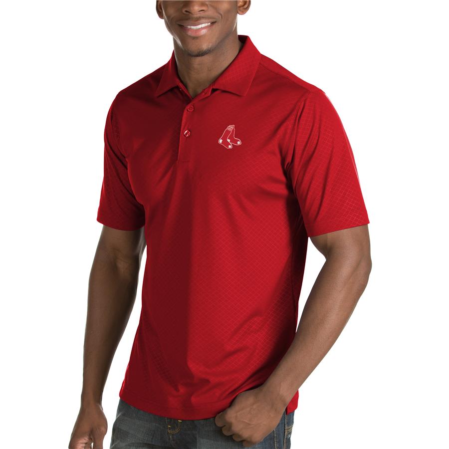 Boston Red Sox Antigua Inspire Desert Dry Polo - Red