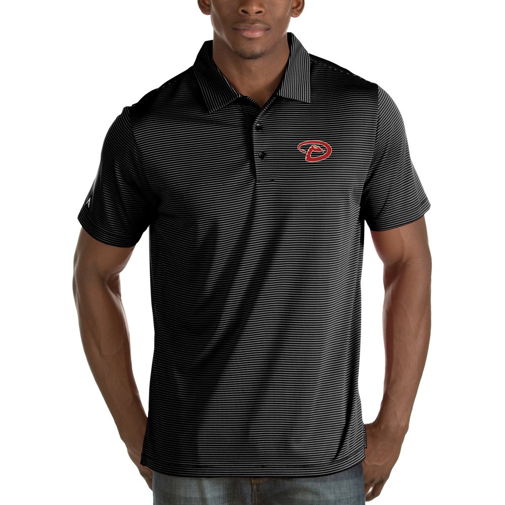 Arizona Diamondbacks Antigua Quest Desert Dry Polo - Black