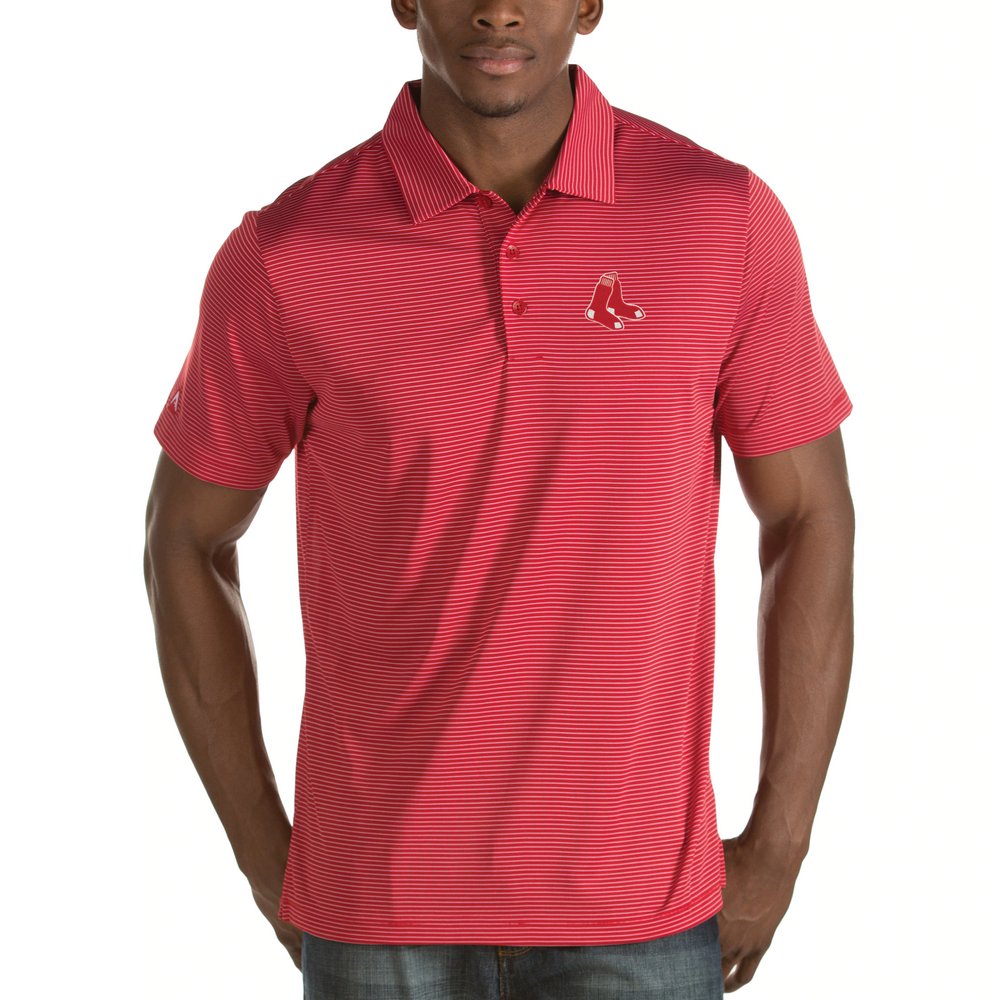 Boston Red Sox Antigua Quest Desert Dry Polo - Red