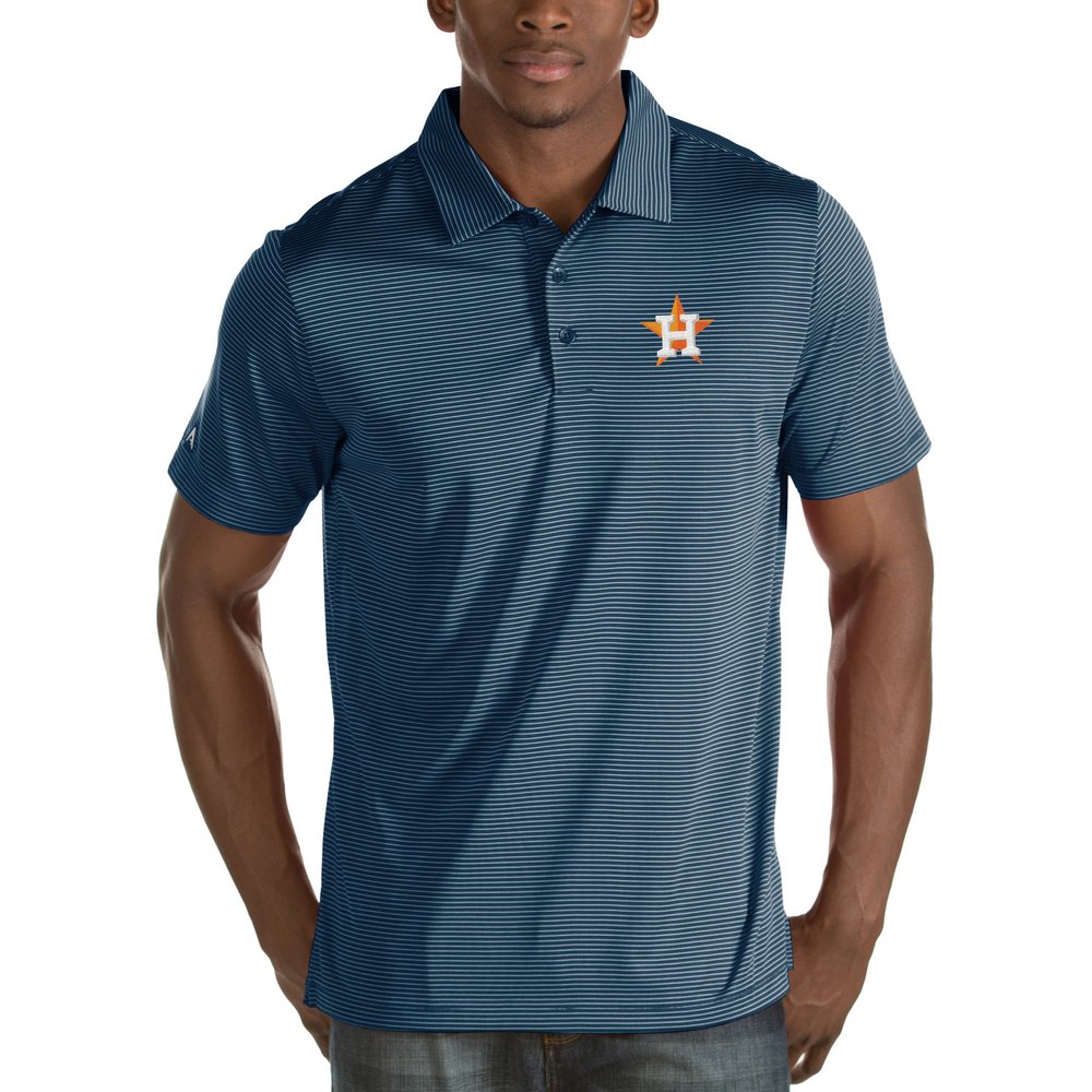 Houston Astros Antigua Quest Desert Dry Polo - Navy
