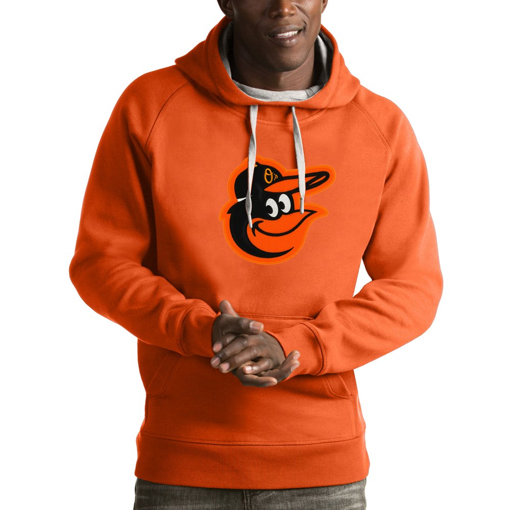 Baltimore Orioles Antigua Victory Pullover Hoodie - Orange