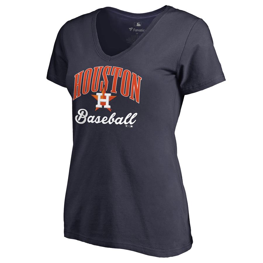 Женская футболка Houston Astros Victory Script (тёмно-синий)