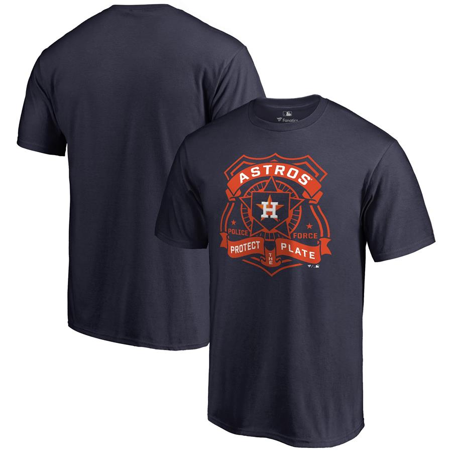 Футболка Houston Astros Police Badge (тёмно-синий)