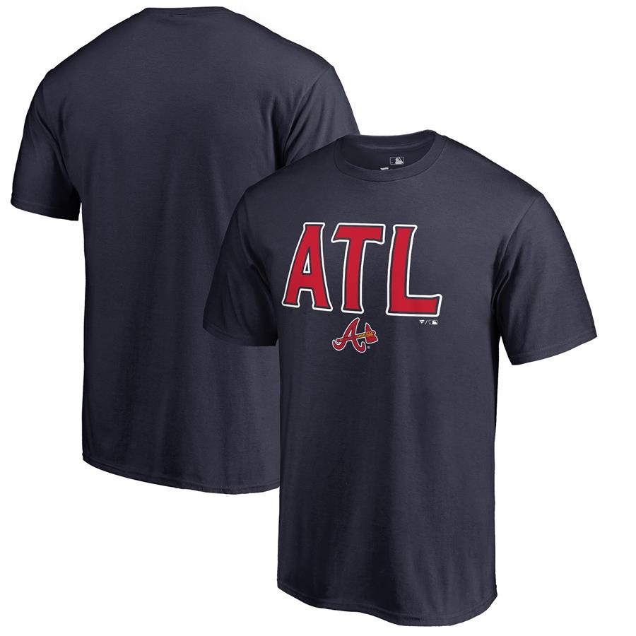 Atlanta Braves ATL Hometown T-Shirt - Navy