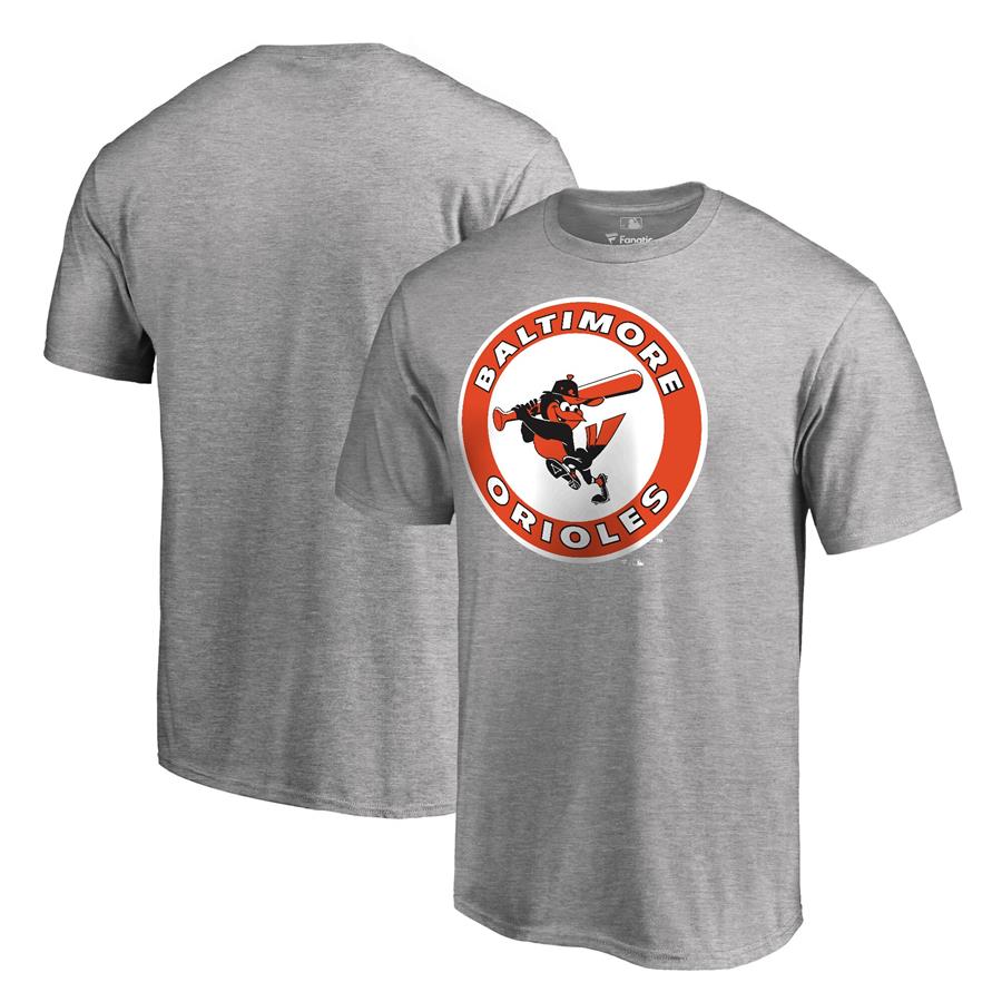 Baltimore Orioles Fanatics Branded Cooperstown Collection Forbes T-Shirt - Ash