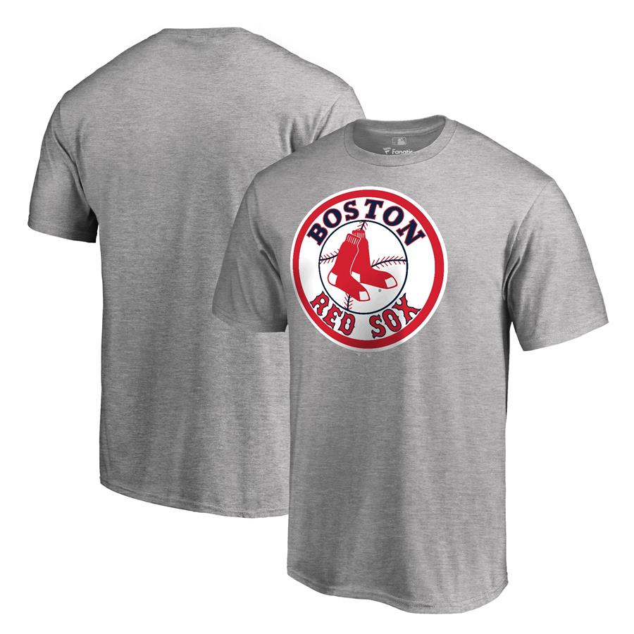 Boston Red Sox Fanatics Branded Cooperstown Collection Forbes T-Shirt - Ash
