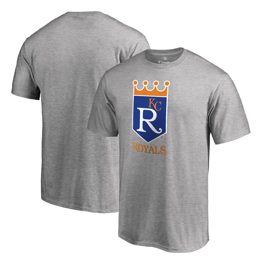 Футболка Kansas City Royals Fanatics Branded Cooperstown Collection Forbes (светло-серый)