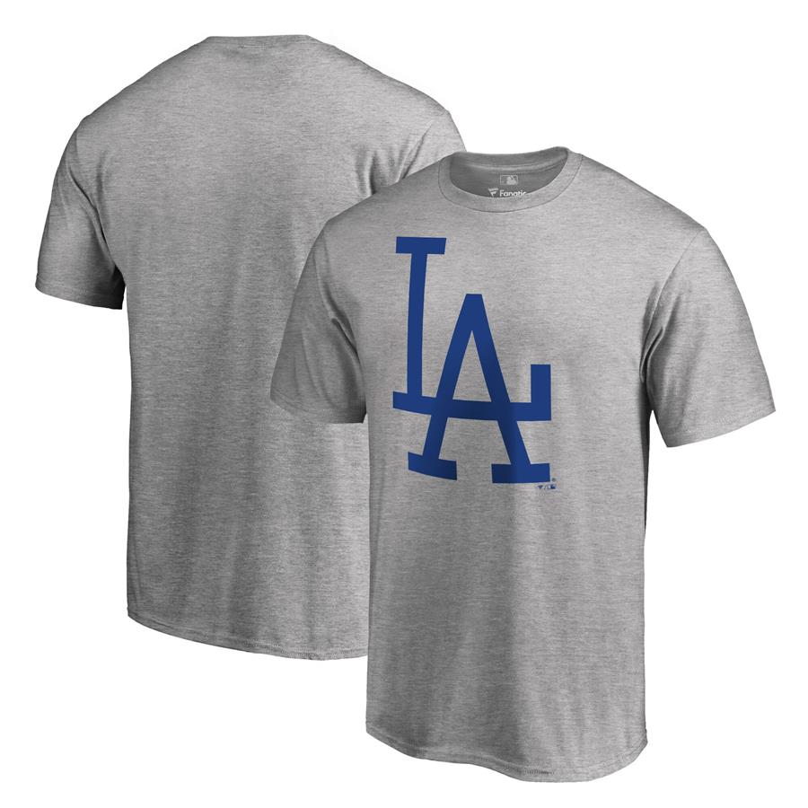 Los Angeles Dodgers Fanatics Branded Cooperstown Collection Forbes T-Shirt - Ash