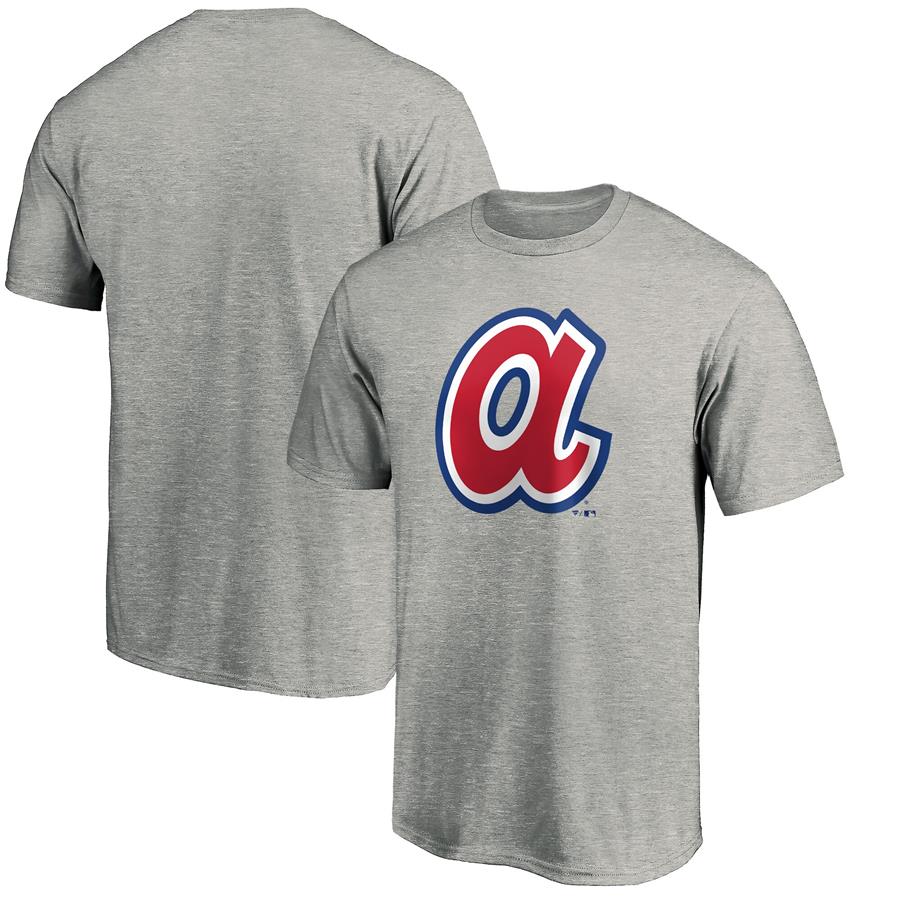 Atlanta Braves Fanatics Branded Forbes T-Shirt - Ash
