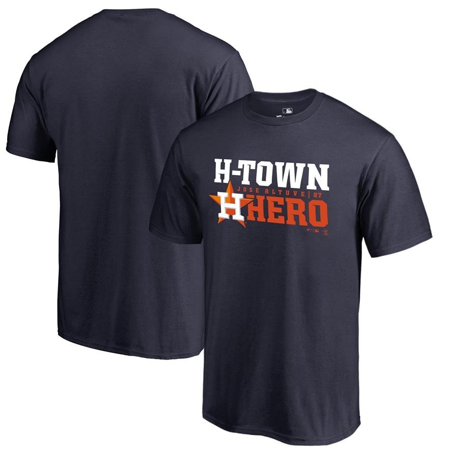 Jose Altuve Houston Astros Fanatics Branded Player Hometown Collection T-Shirt - Navy