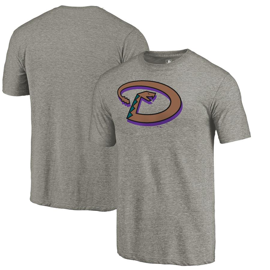 Arizona Diamondbacks Fanatics Branded Cooperstown Collection Forbes Tri-Blend T-Shirt - Ash