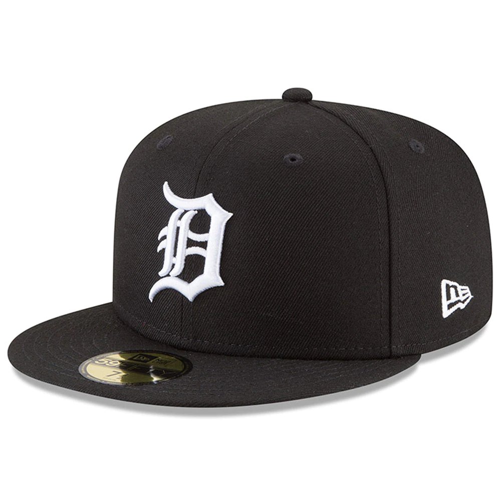 Detroit Tigers New Era 59FIFTY Fitted Hat - Black