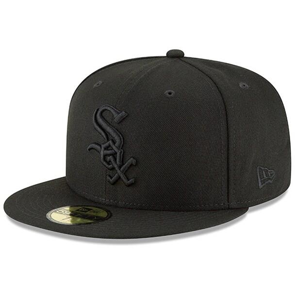 Chicago White Sox New Era Primary Logo Basic 59FIFTY Fitted Hat - Black
