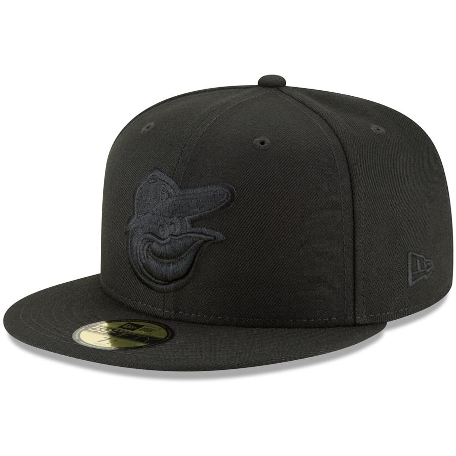 Baltimore Orioles New Era Primary Logo Basic 59FIFTY Fitted Hat - Black
