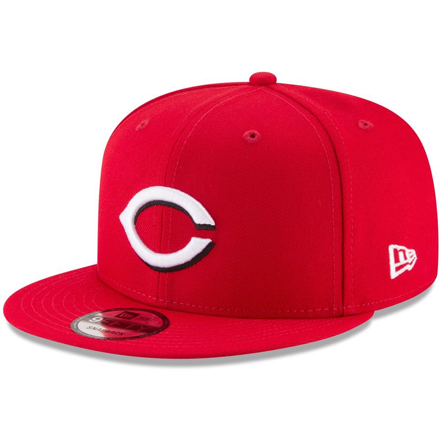 Cincinnati Reds New Era Team Color 9FIFTY Snapback Hat - Red