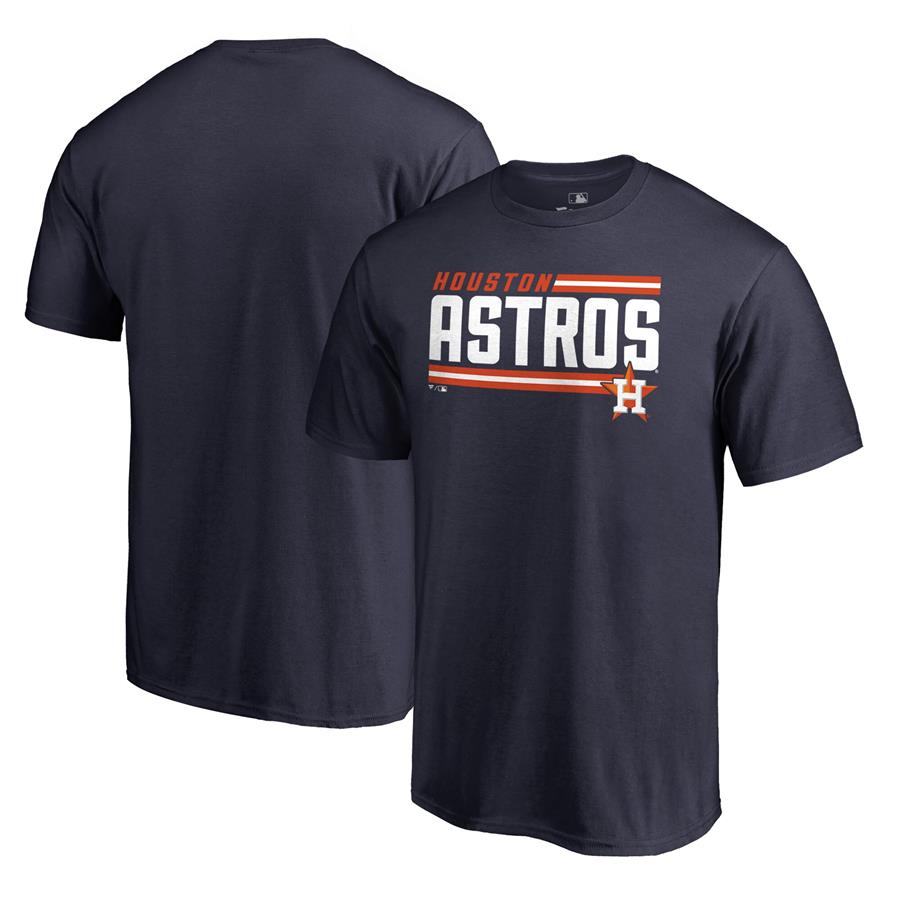 Houston Astros Fanatics Branded Onside Stripe T-Shirt - Navy