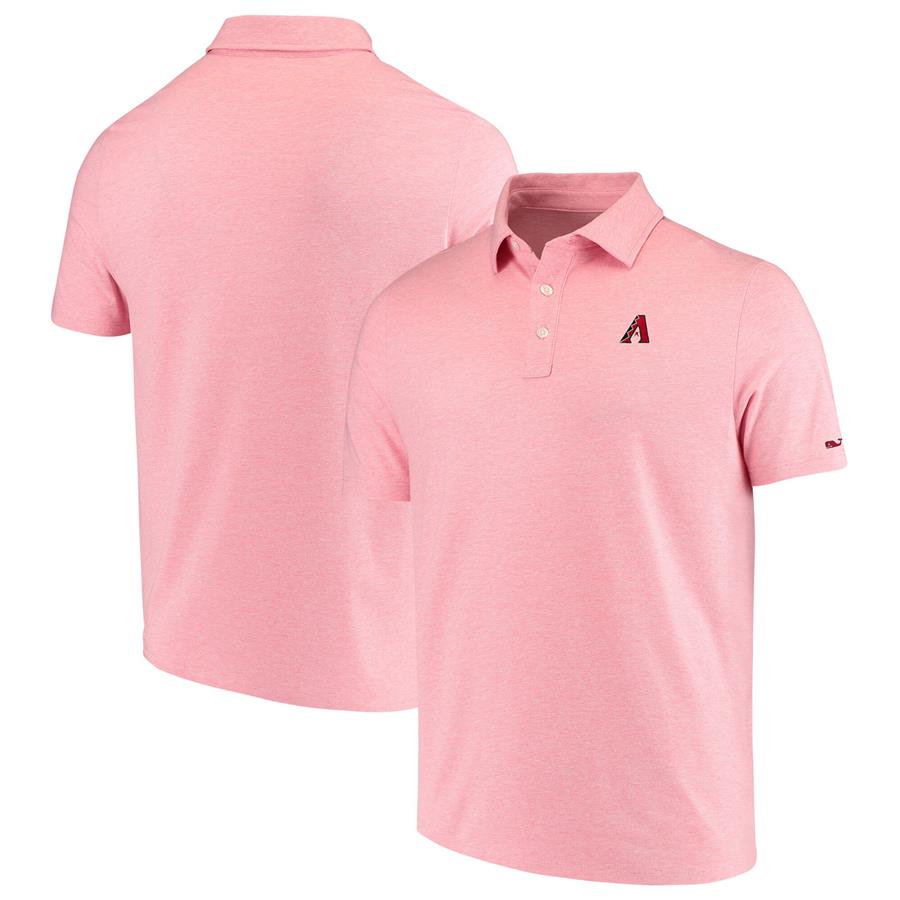 Arizona Diamondbacks Vineyard Vines Solid Edgartown Tri-Blend Polo - Red