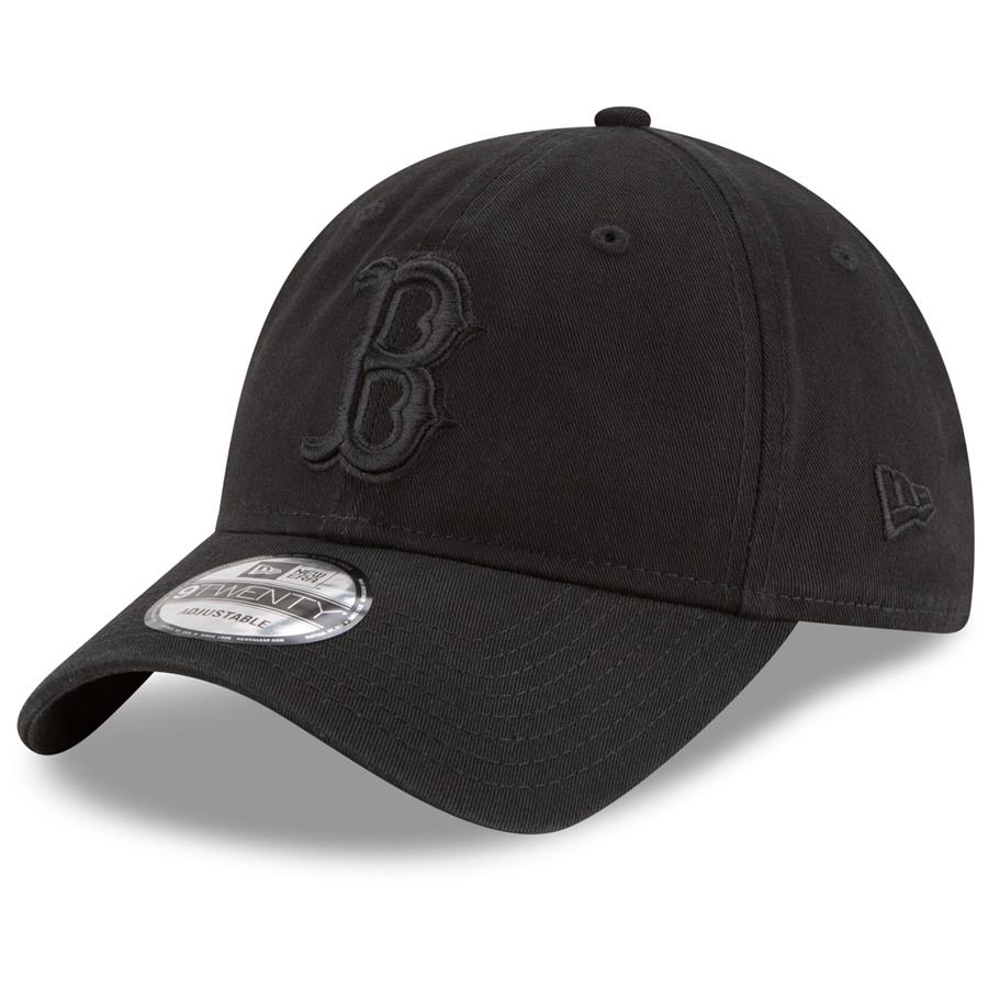 Boston Red Sox New Era Tonal Core Classic 9TWENTY Adjustable Hat - Black