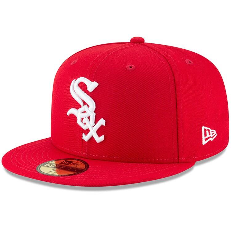 Chicago White Sox New Era Fashion Color Basic 59FIFTY Fitted Hat - Red