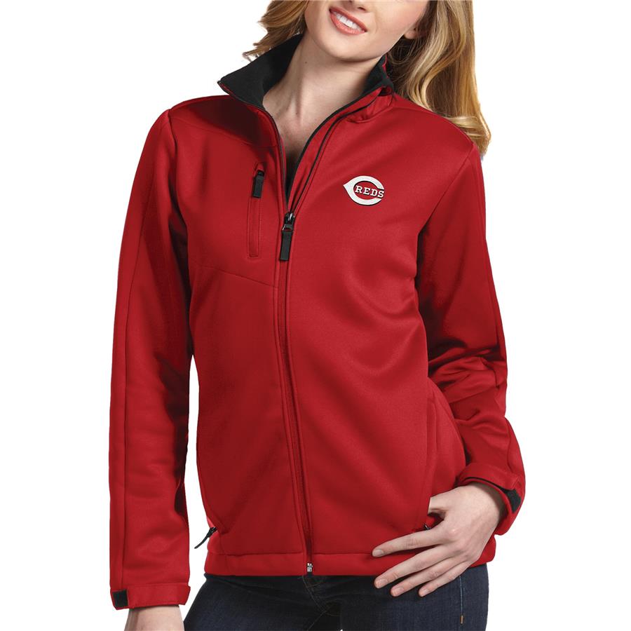 Cincinnati Reds Antigua Women's Traverse Jacket - Red