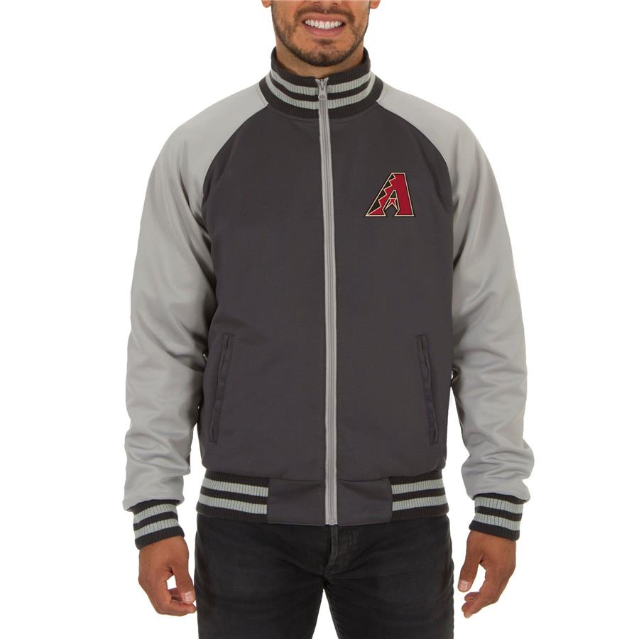 Arizona Diamondbacks JH Design Reversible Track Jacket - Gray