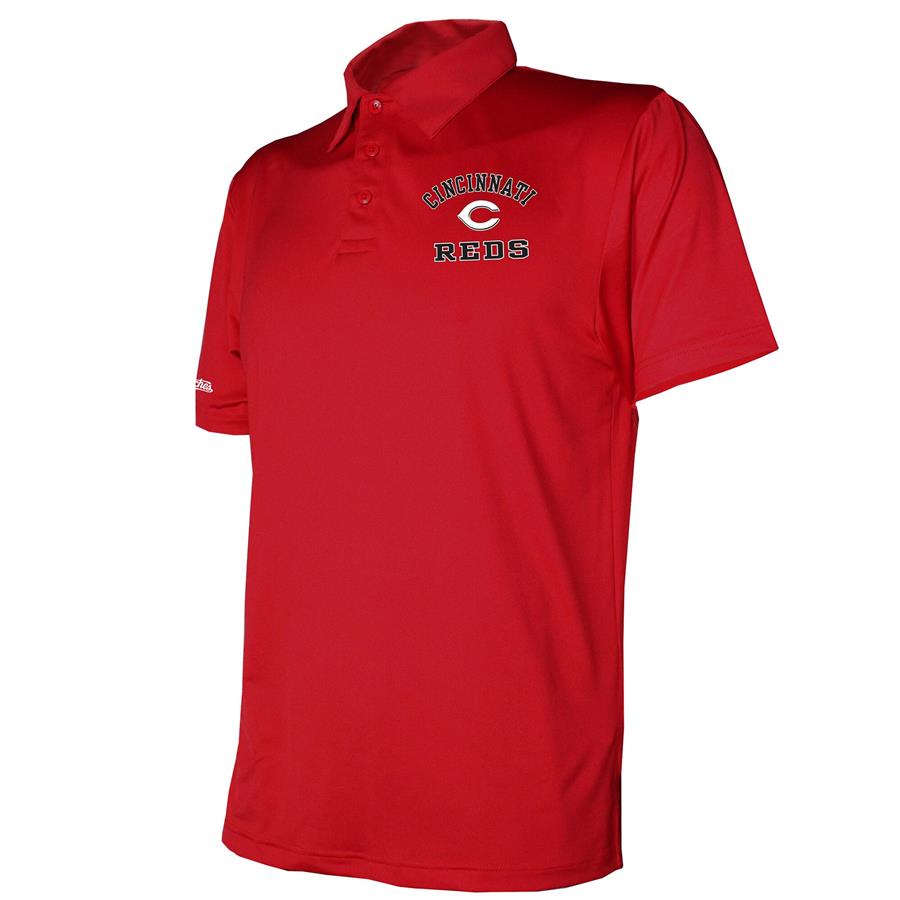 Cincinnati Reds Stitches Polo - Red