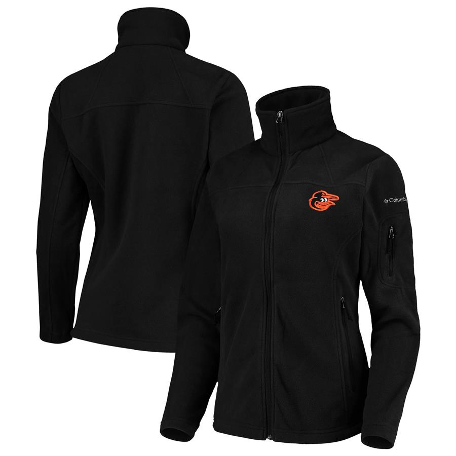 Baltimore Orioles Columbia Women's Give & Go Full-Zip Jacket - Black