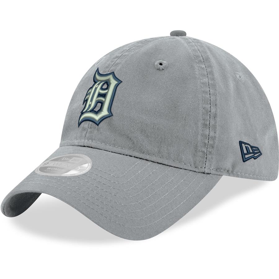 Detroit Tigers New Era Women's Swift 9TWENTY Adjustable Hat - Gray