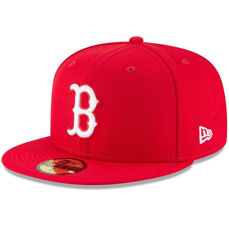 Boston Red Sox New Era Fashion Color Basic 59FIFTY Fitted Hat - Red
