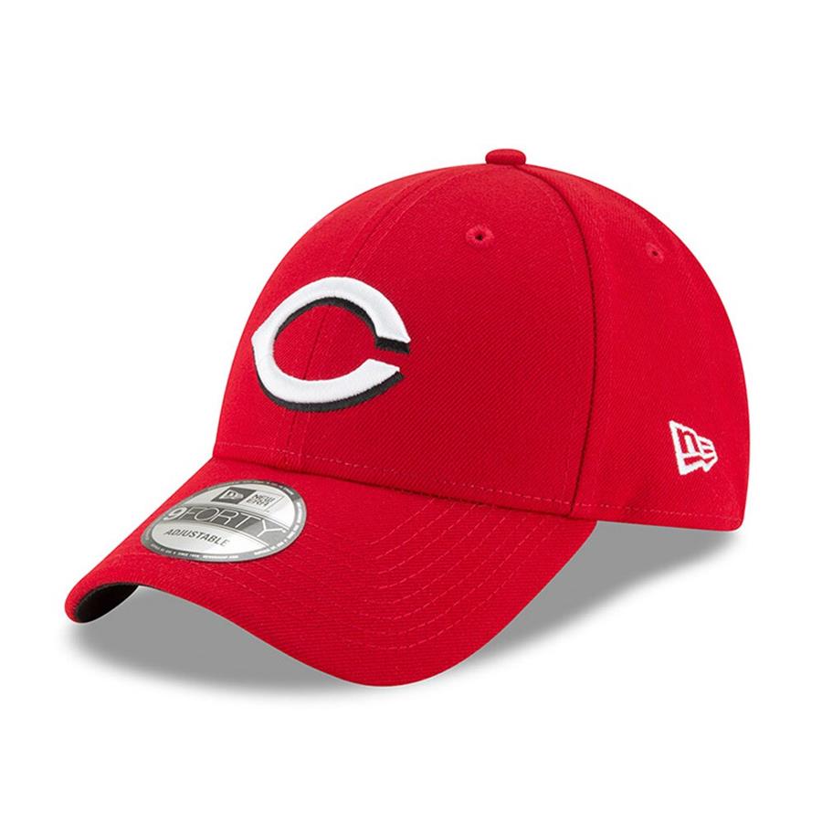 Cincinnati Reds New Era Men's League 9Forty Adjustable Hat - Red