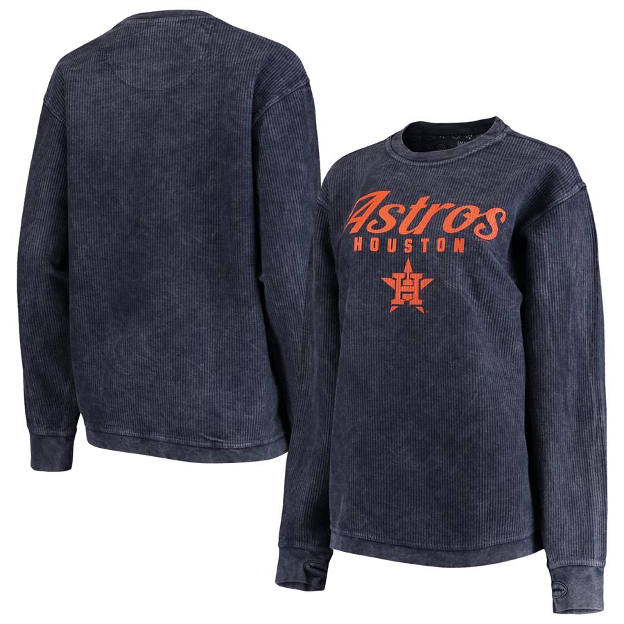 Женский свитшот Houston Astros G-III 4Her by Carl Banks Comfy Cord (тёмно-синий)